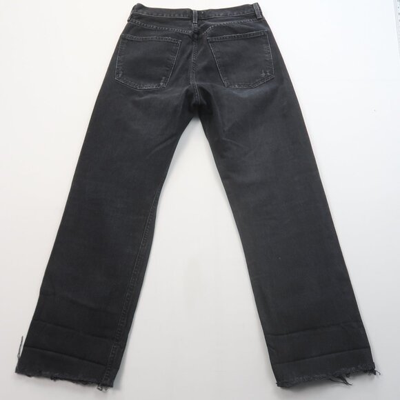 Agolde 90's Mid Rise Loose Fit Jeans in Black Size 26 - Picture 5 of 12